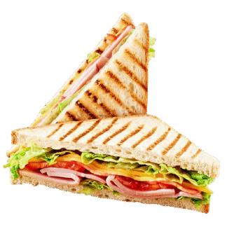 Veg Club Grilled Sandwich (2Pcs)